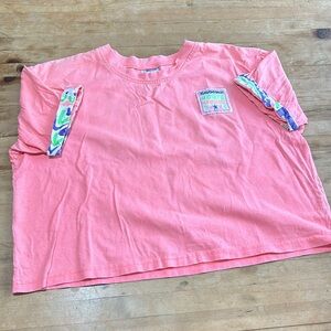 Vintage Neon Hobie Crop T Shirt M